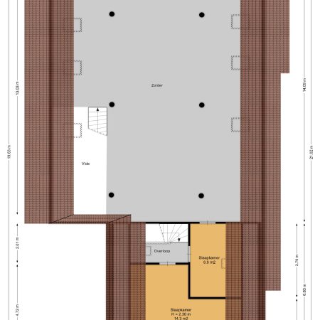 Zandhuizen, woonboerderij op mooie ruime kavel. Verkocht!