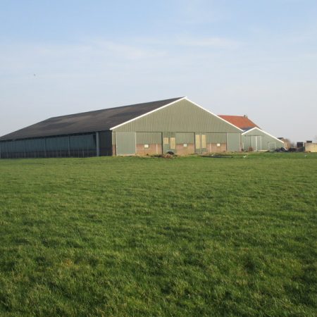 Molkwerum, vrij gelegen melkveebedrijf op 46 hectare kleigrond (verkocht onder voorbehoud).